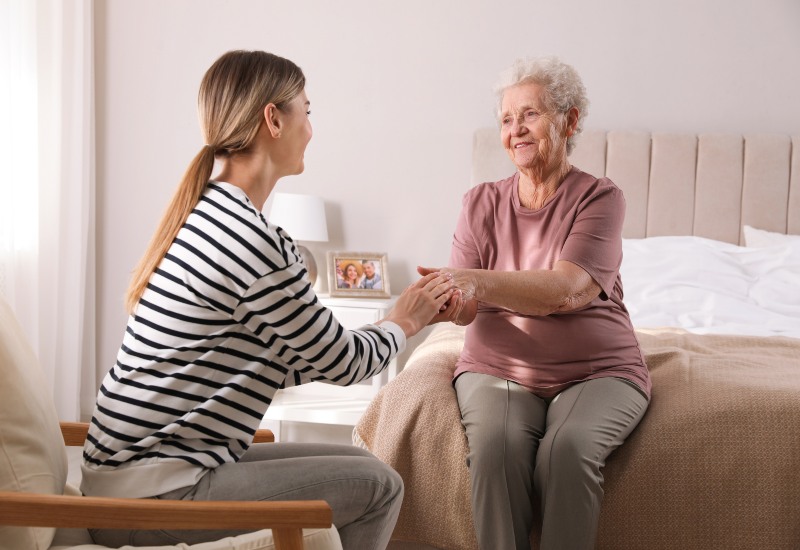 A person providing respite care for family caregivers in Glenview, IL
